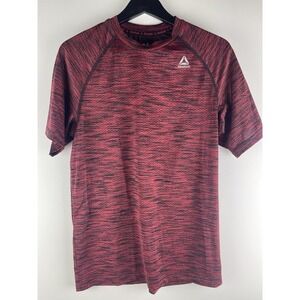Reebok Men's T Shirt Active Wear Red & Black Size‎ Small
